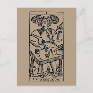 Tarotkort: Juggler Vykort