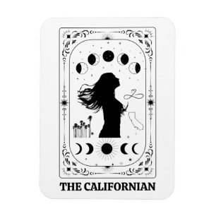 Tarotkort Kalifornien Celestial Mystisk Dekor Magnet
