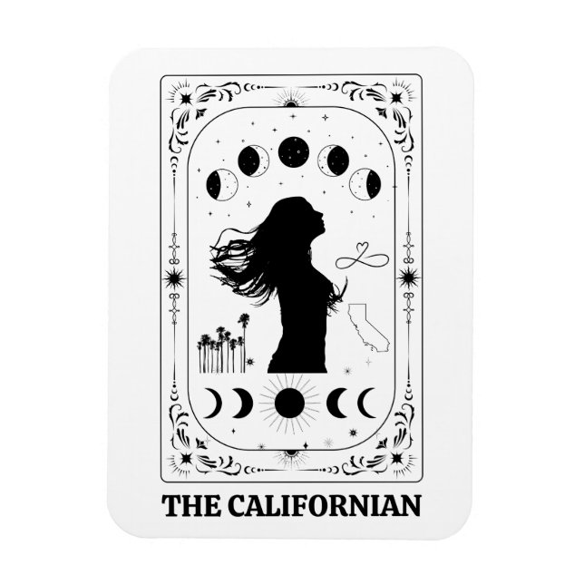 Tarotkort Kalifornien Celestial Mystisk Dekor Magnet (Vertikal)