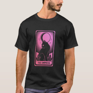 Tarotkort Katt Kvinnor Mystical Måne oktulerar Emp T Shirt