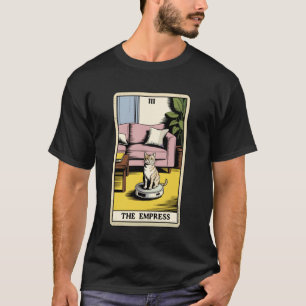 Tarotkort Kejsarinnan Katt På Robot Dammsugare T Shirt