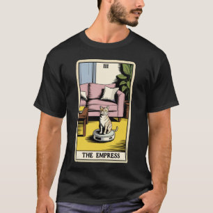Tarotkort Kejsarinnan Katt På Robot Dammsugare T Shirt