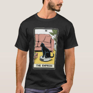 Tarotkort Kejsarinnan Katt På Robot Dammsugare T Shirt