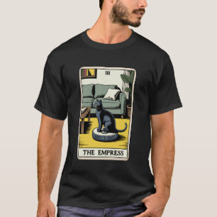Tarotkort Kejsarinnan Katt På Robotdammsugare T Shirt