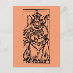 Tarotkort: Kejsarinnan Vykort