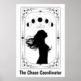 Tarotkort - kelestial konsthystisk kliande abstrol poster