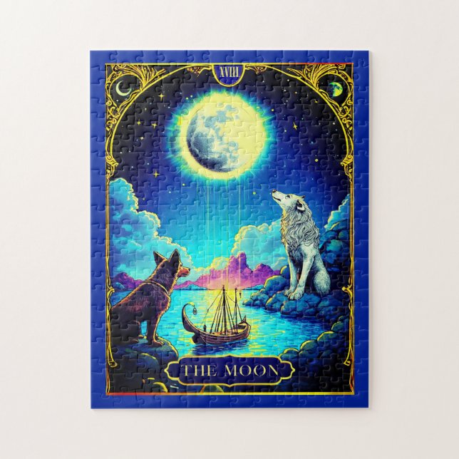 Tarotkort, Måne Pussel (Vertikal)