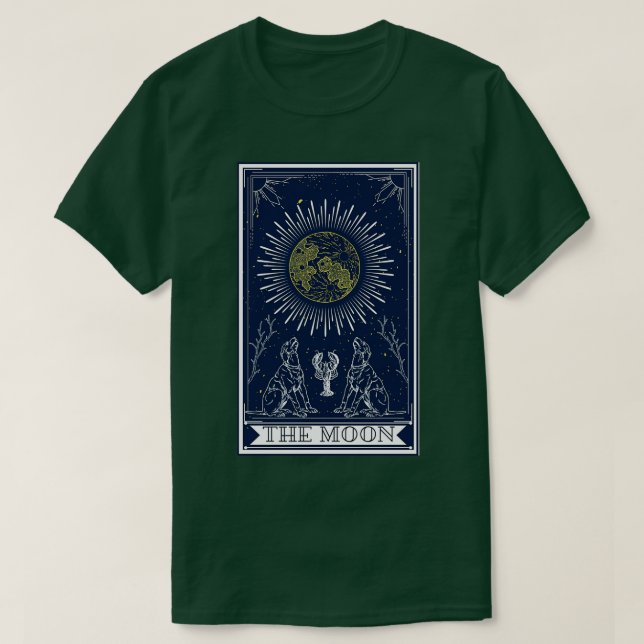 Tarotkort MÅNE T Shirt (Design framsida)