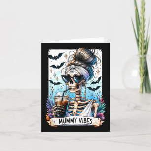 Tarotkort Mummy Vibes Kuslig Säsong Skelett Mamma  Kort