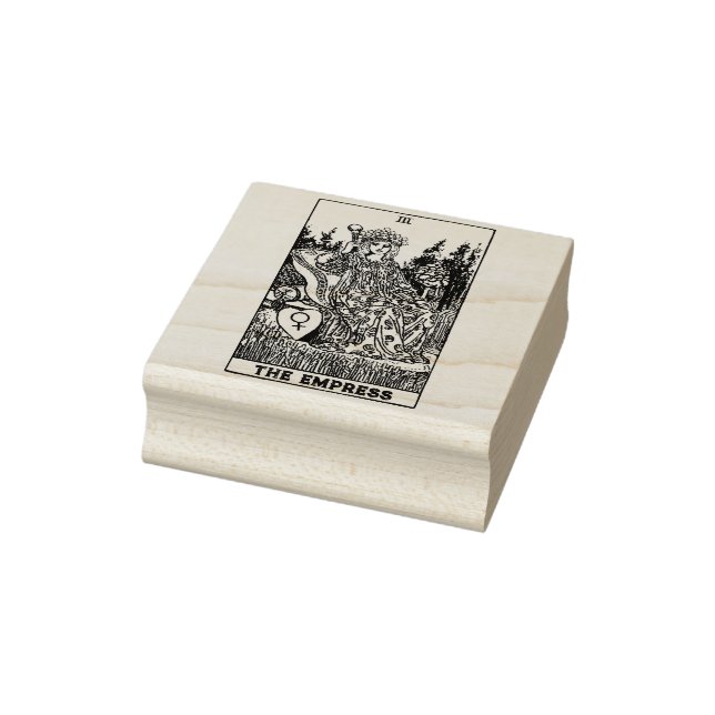 Tarotkort: Personlig text i Empress: Stämpel (Stämpel)