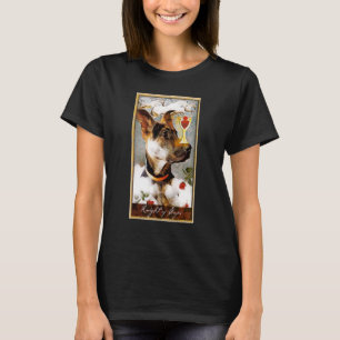 Tarotkort Riddare Av Cup Och Hund Kosmisk Grafisk T Shirt