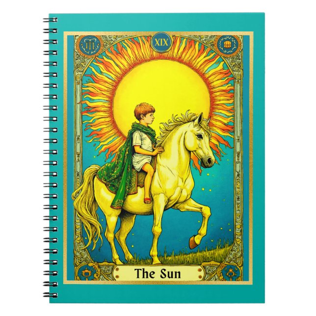 Tarotkort, Sol Anteckningsbok (Framsidan)
