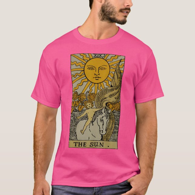 Tarotkort Solen T Shirt (Framsida)