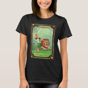 Tarotkort Styrka Lejon okt Fortune Plate T Shirt