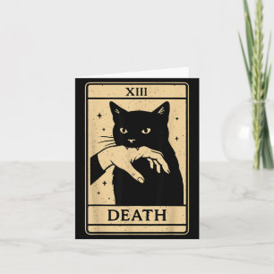 Tarotkort Svart Katt Ockult Häxig Svart Katt Tarot Kort