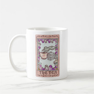 Tarotkort Tea Crystal Funny Skeleton Mugg
