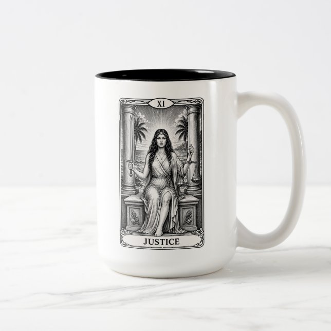 tarotkort-tematisk kaffemugg (Höger)