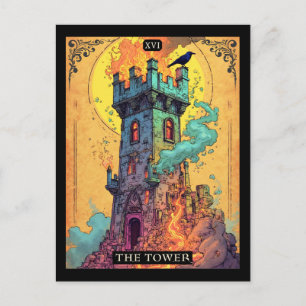 Tarotkort, Torn Vykort