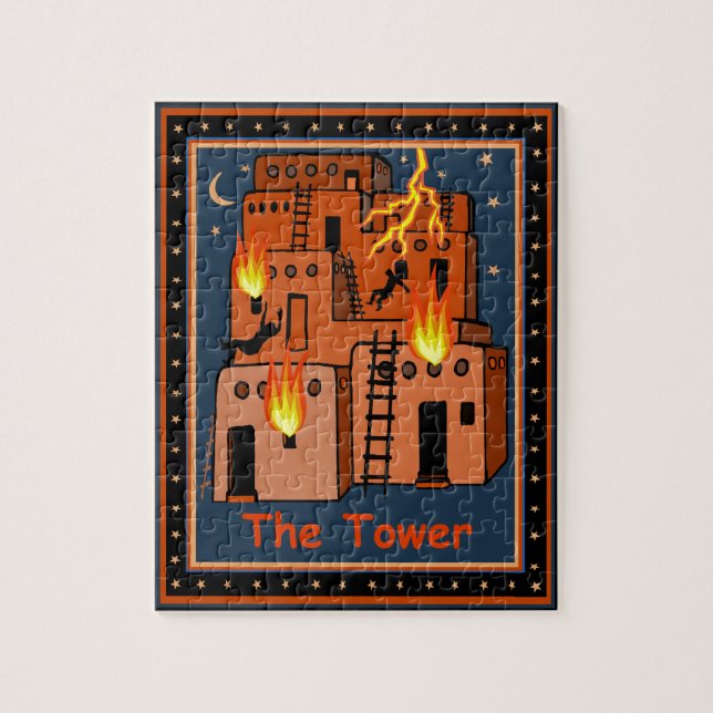 TAROTKORT - TORNET PUSSEL (Vertikal)