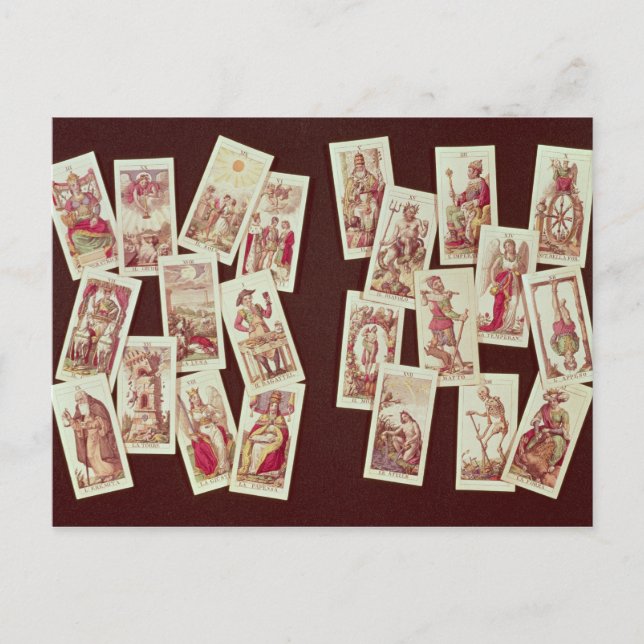 Tarotkorten från major Arcana Vykort (Framsida)