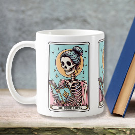 Tarotkortet Bok Älskare i Bok Älskare Kaffemugg