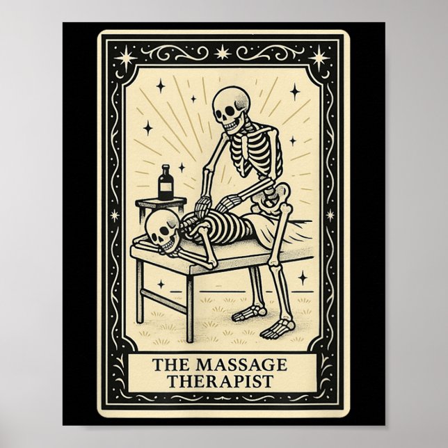 Tarotkortet för mätarterapi - Halloween Soky Gothi Poster (Framsidan)