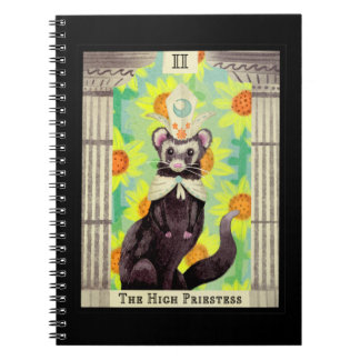 Tarotkortet med hög prioritet anteckningsbok