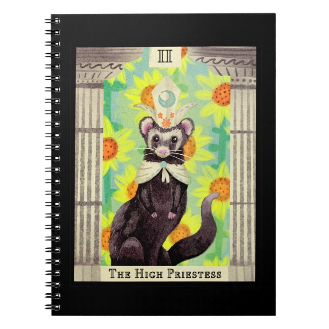 Tarotkortet med hög prioritet anteckningsbok (Framsidan)