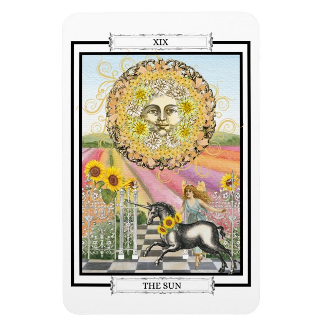 Tarotkortet "Sol" Magnet (Vertikal)