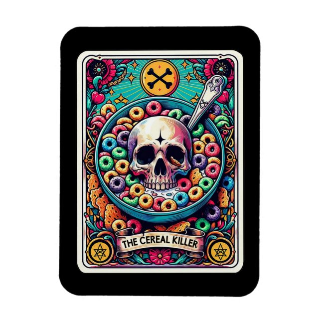 Tarotkortets magnet för spannmålsmördare (Vertikal)