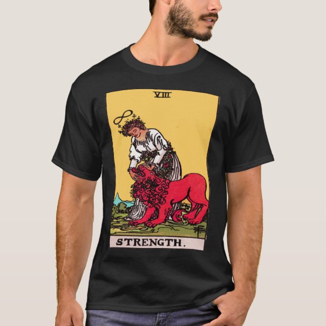 Tarotkortets styrka t shirt (Framsida)