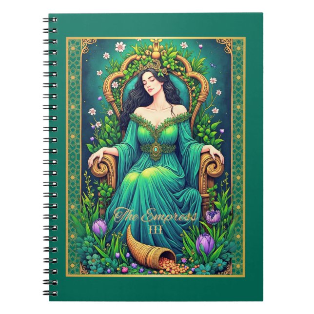 Tarotkortillustration, Kejsarinnan Anteckningsbok (Framsidan)
