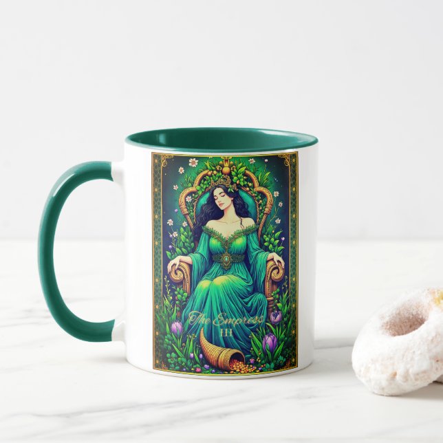 Tarotkortillustration, Kejsarinnan Mugg (Med munk)