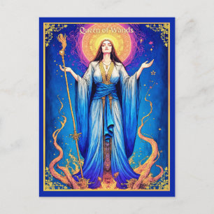 Tarotkortillustration, Stavarnas drottning Vykort