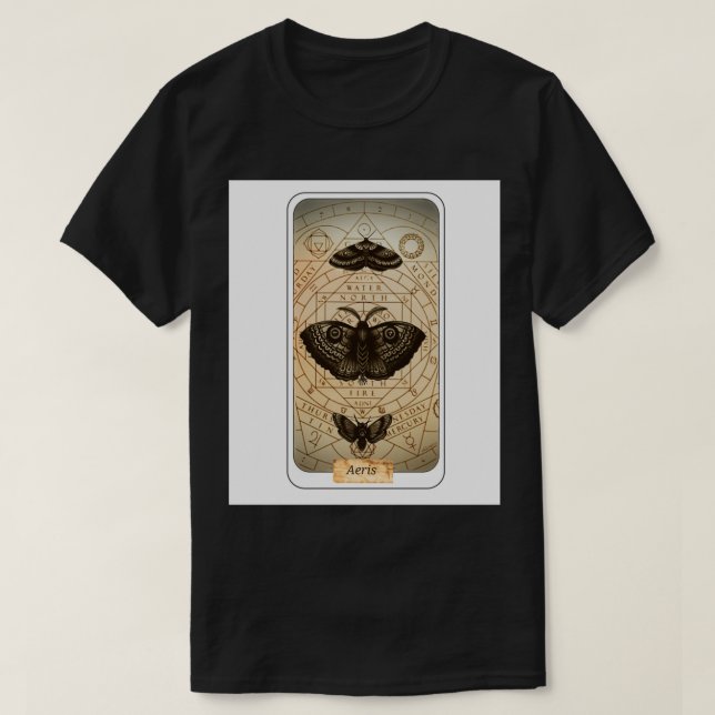 Tarotkortsfack T Shirt (Design framsida)