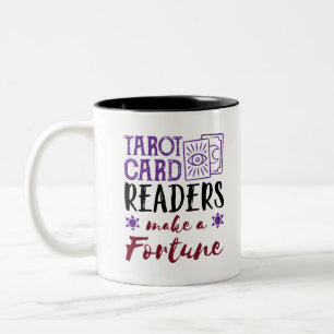 Tarotkortsläsare gör en fyndighet Två-Tonad mugg