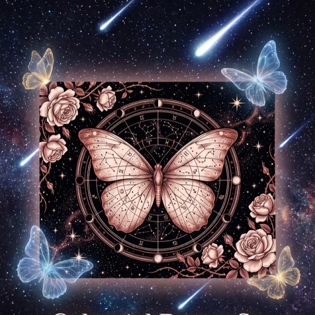 Tarotläsare Celestial Zodiac Fjäril Musmatta (Skapare uppladdad)
