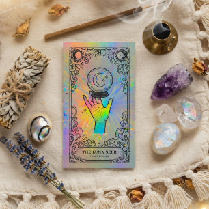 Tarotläsare Holografisk Celestial Tarotläsare Visitkort
