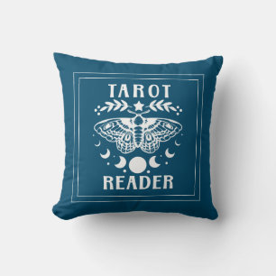 Tarotläsare månfas galax stjärnor kastkudde kudde