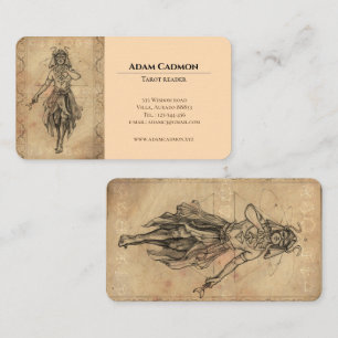 Tarotläsarhögtalare - Soteriskt konstnärligt Affär Visitkort
