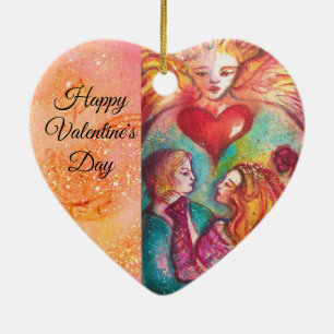 TAROTS BORTTAPPAD SHADOWS,ÄLSKARE Valentine Day He Julgransprydnad Keramik