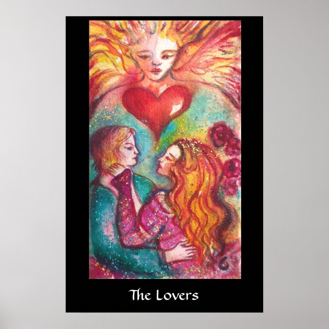 TAROTSKORT AV DE FÖRSVUNNA SKUGGORNA /DE ÄLSKANDE POSTER (Framsidan)