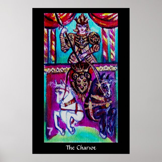 TAROTSKORT AV DE FÖRSVUNNA SKUGGORNA Världen Poster (Framsidan)