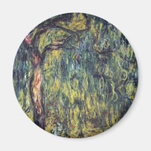Tårpil vid Claude Monet, vintagekonst Magnet