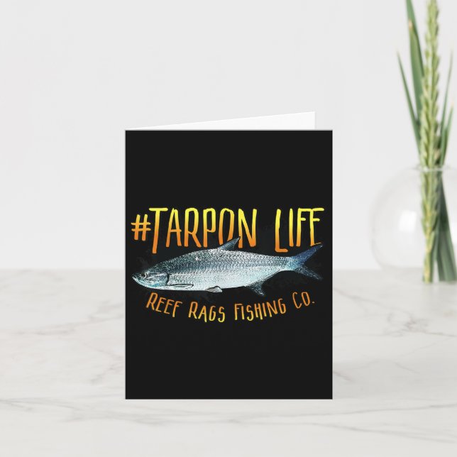 Tarpon Life Deep Sea Saltwater-fiske Kort (Framsida)