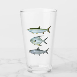 Tarpon, tillåtelse, Bonefish Drink Glass Glaskopp
