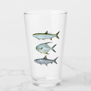 Tarpon, tillåtelse, Bonefish Drink Glass Glaskopp