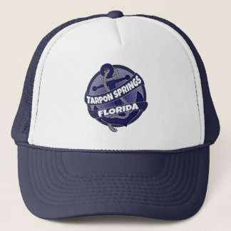 Tarpon Vår Florida anchor swirl truckerkeps