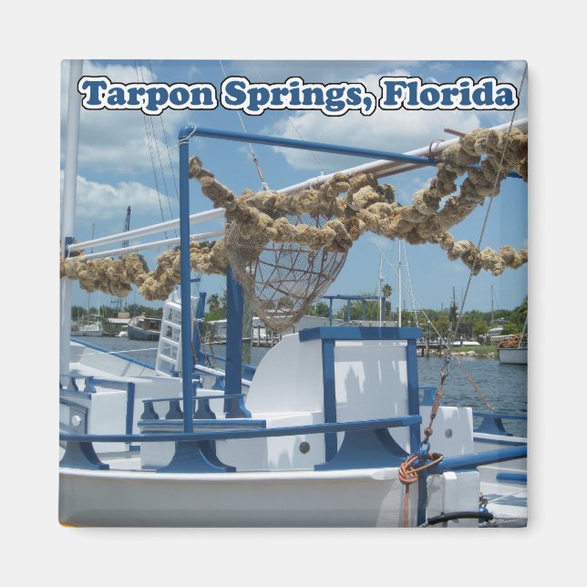 Tarpon Vår Sponge Boat Magnet (Framsidan)