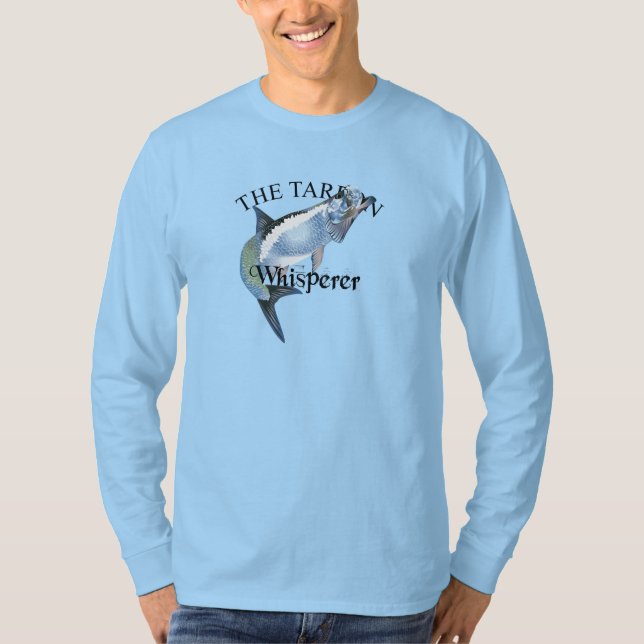 Tarpon Whisperer Light-Långärmad T Shirt (Framsida)